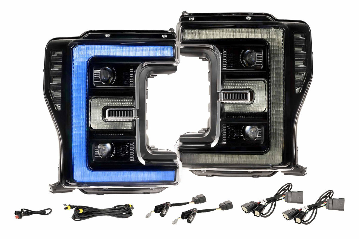 XRGB LED Headlights: 17-19 Ford Super Duty (Set)
