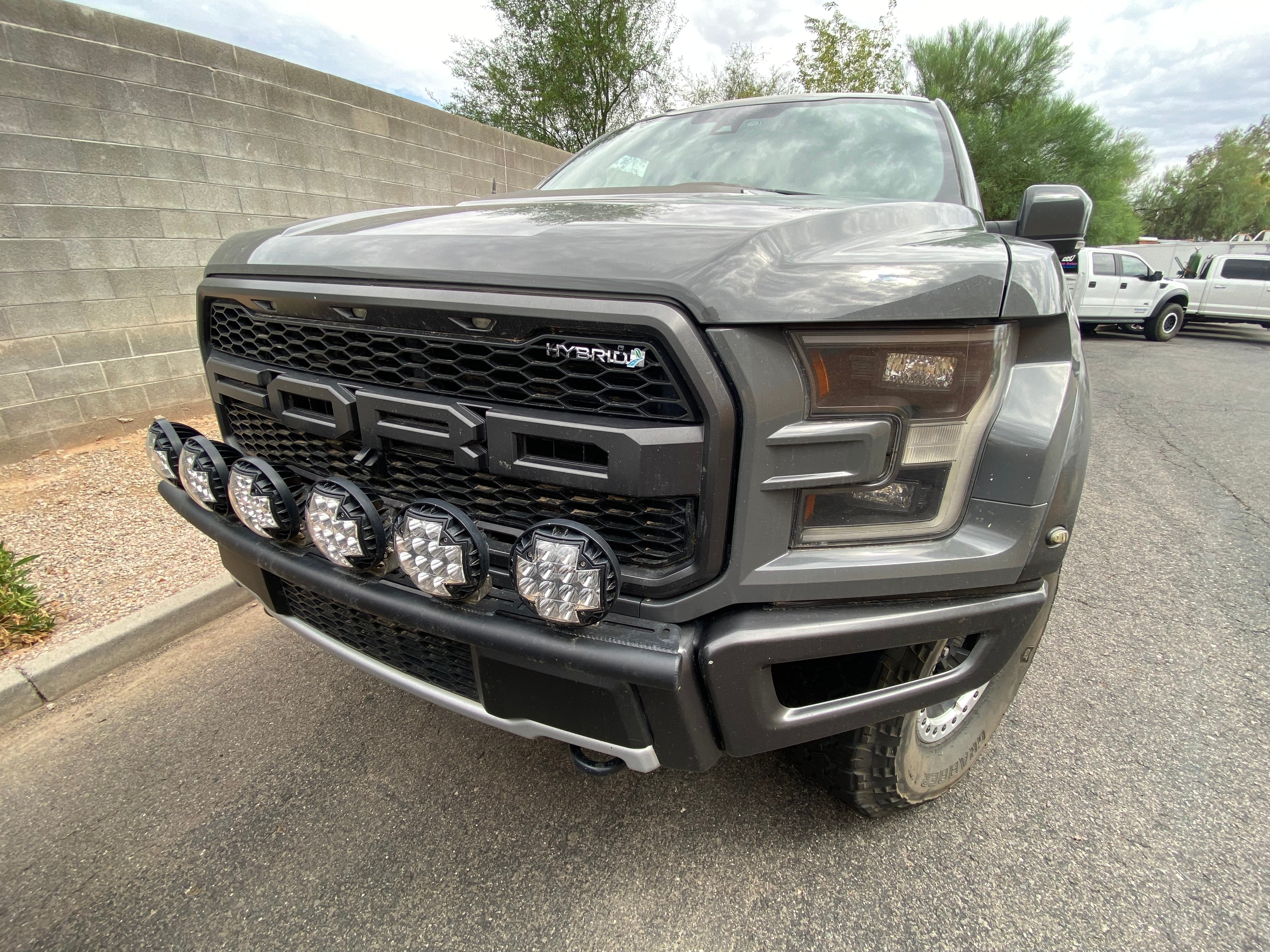 Foutz Motorsports Front Light Mount Kit (Stock bumper) 2017-2020 Ford F-150 Raptor