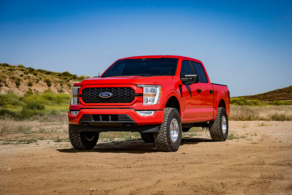 2021-2024 Ford F-150 4WD 3.5-4.5 Inch Lift Stage 4 Suspension System Tubular CDCV W/ Leaf Packs Icon Vehicle Dynamics