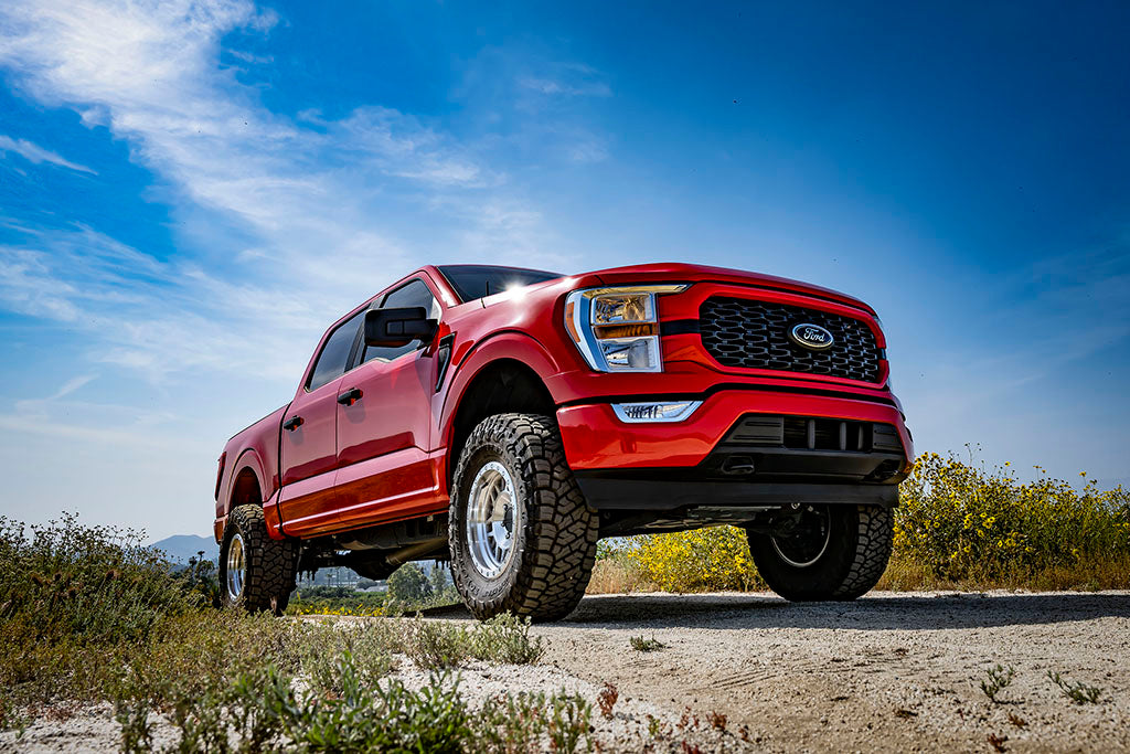 2021-2024 Ford F-150 4WD 3.5-4.5 Inch Lift Stage 4 Suspension System Tubular CDCV W/ Leaf Packs Icon Vehicle Dynamics