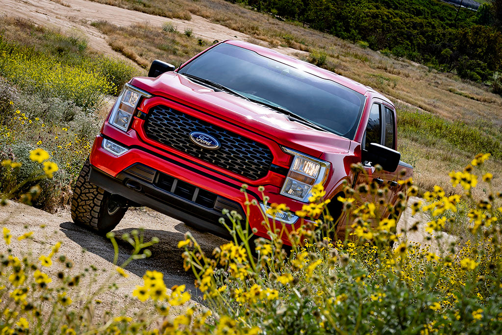 2021-2024 Ford F-150 4WD 3.5-4.5 Inch Lift Stage 4 Suspension System Tubular CDCV W/ Leaf Packs Icon Vehicle Dynamics