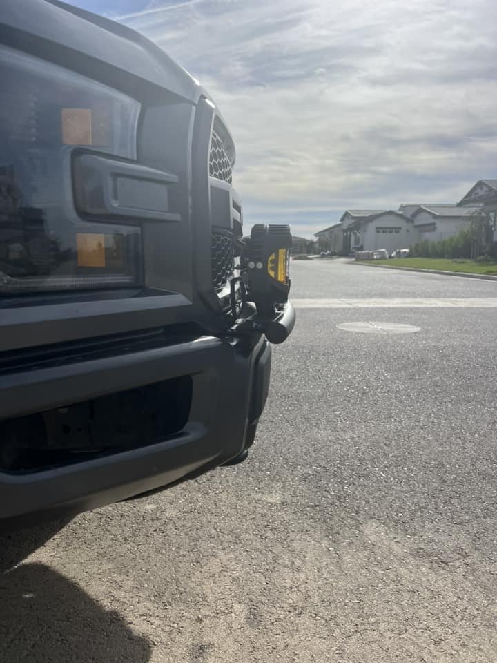 Foutz Motorsports Front Light Mount Kit (Stock bumper) 2017-2020 Ford F-150 Raptor