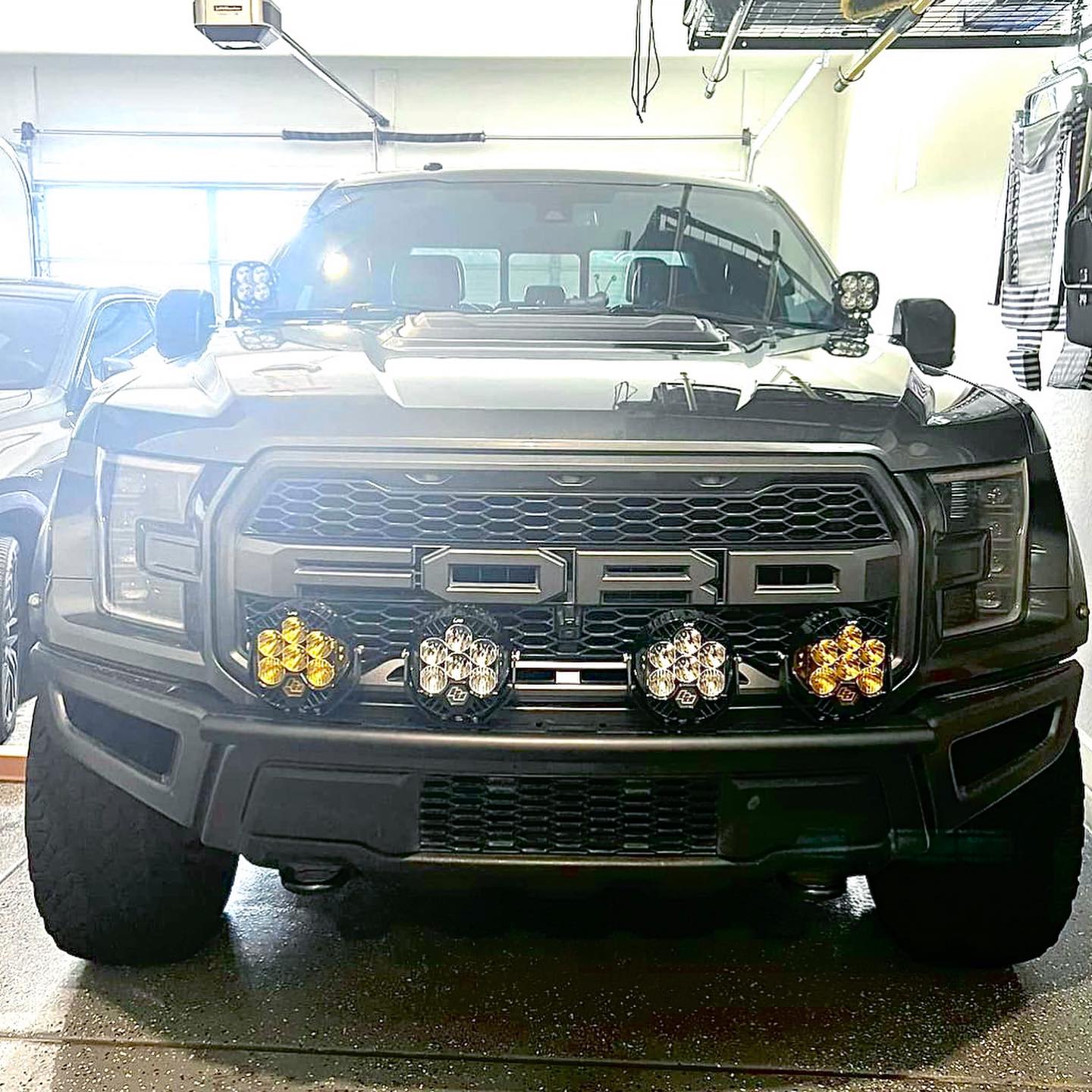 Foutz Motorsports Front Light Mount Kit (Stock bumper) 2017-2020 Ford F-150 Raptor