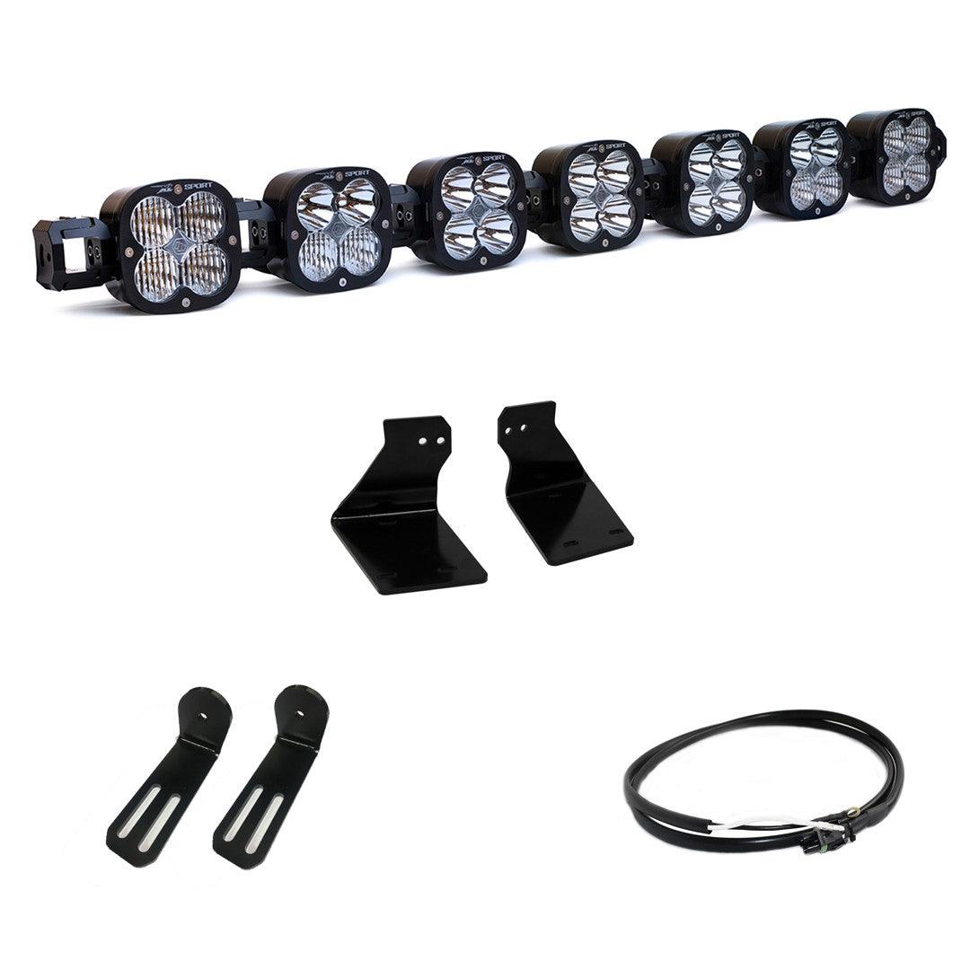Baja Designs Ford XL-Linkable 7-Light w-Upfitter Bumper Light Kit - Ford 2020-22 F-250-350 Super Duty - Apollo Off-Road