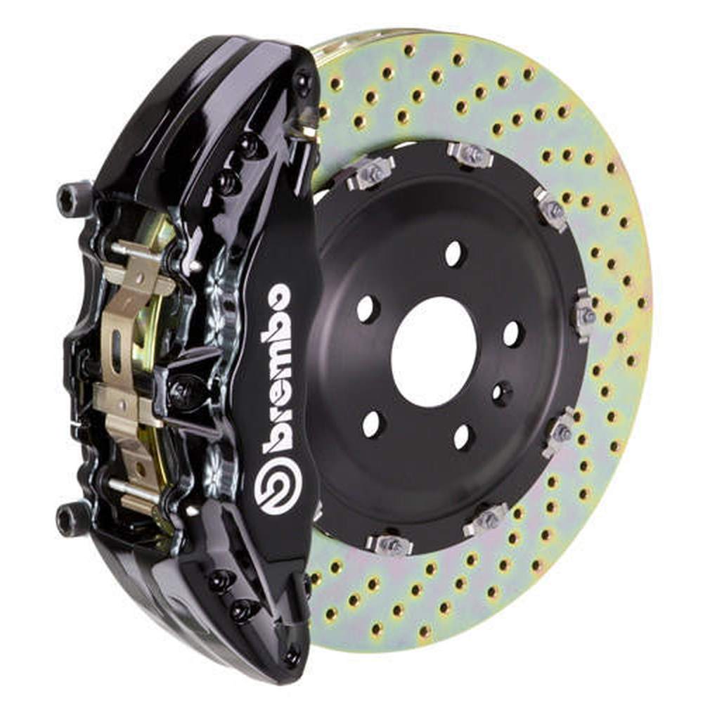 Brembo 15-20 F150 2WD/4WD (Excl Raptor)Fr GT BBK 6Pis Cast 2pc 380x34 2pc Rtr Slot Type3-Silver