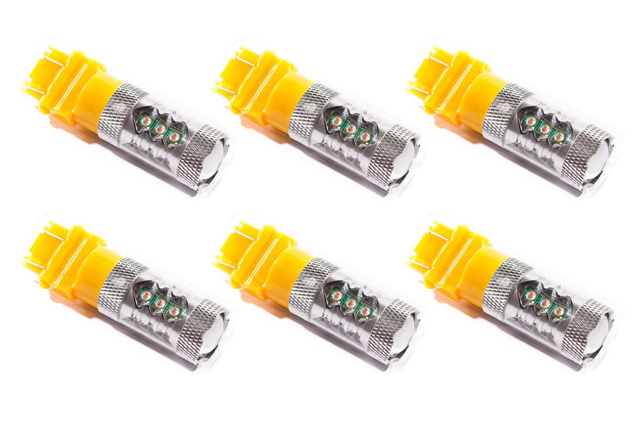 Diode Dynamics 3157 LED Bulb XP80 LED Amber Set of 6 - Apollo Off-Road