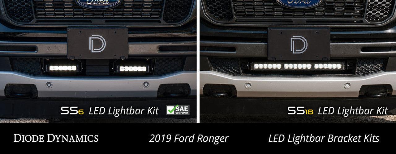 Diode Dynamics SS6 LED Lightbar Kit for 2019-2021 Ford Ranger, White Wide - Apollo Off-Road