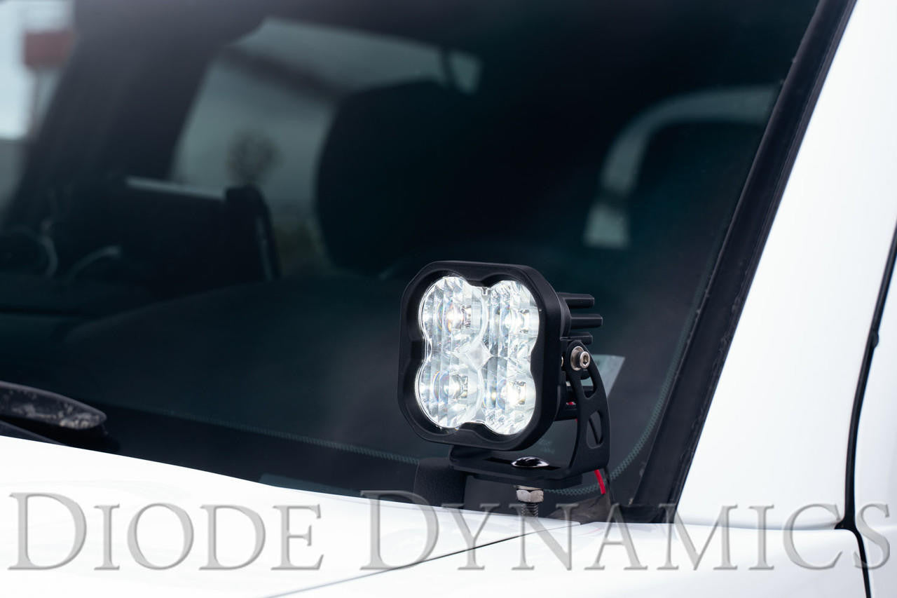 Diode Dynamics Stage Series 2in LED Ditch Light Kit for 2016-2021 Toyota Tacoma, Pro White Combo - Apollo Off-Road
