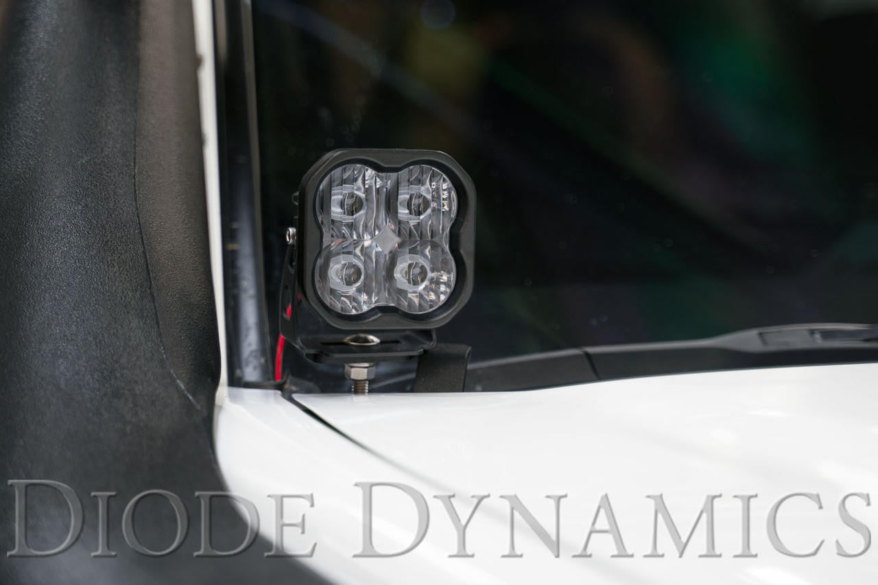 Diode Dynamics Stage Series 2in LED Ditch Light Kit for 2016-2021 Toyota Tacoma, Pro White Combo - Apollo Off-Road