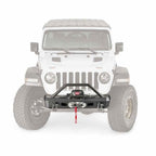 Elite Stubby Front Bumper with Grille Guard Tube for Jeep JL & JT