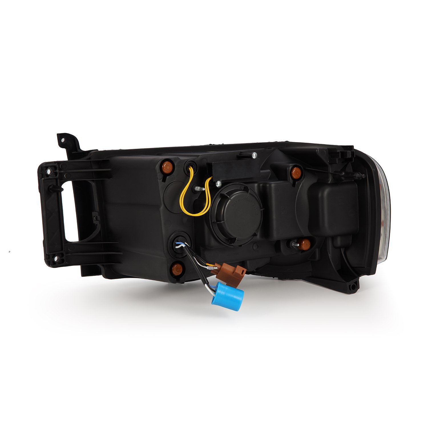 02-05 Dodge Ram NOVA-Series LED Projector Headlights in Black - Apollo Off-Road