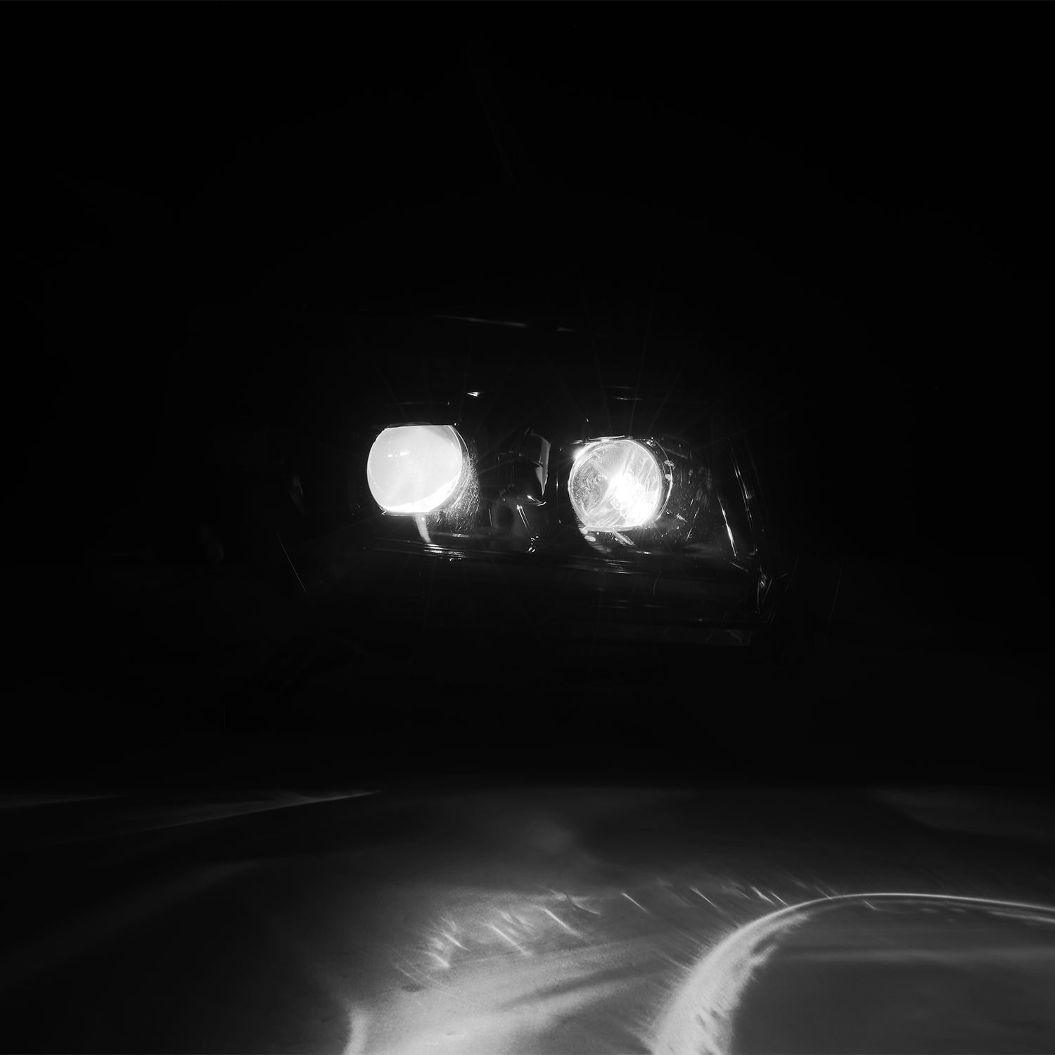 03-09 Toyota 4Runner LUXX-Series LED Projector Headlights Alpha-Black - Apollo Off-Road