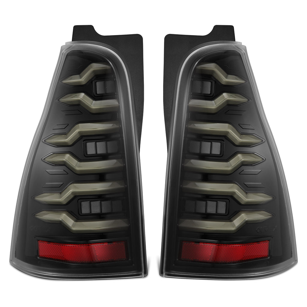 03-09 Toyota 4Runner LUXX-Series LED Tail Lights Alpha-Black - Apollo Off-Road