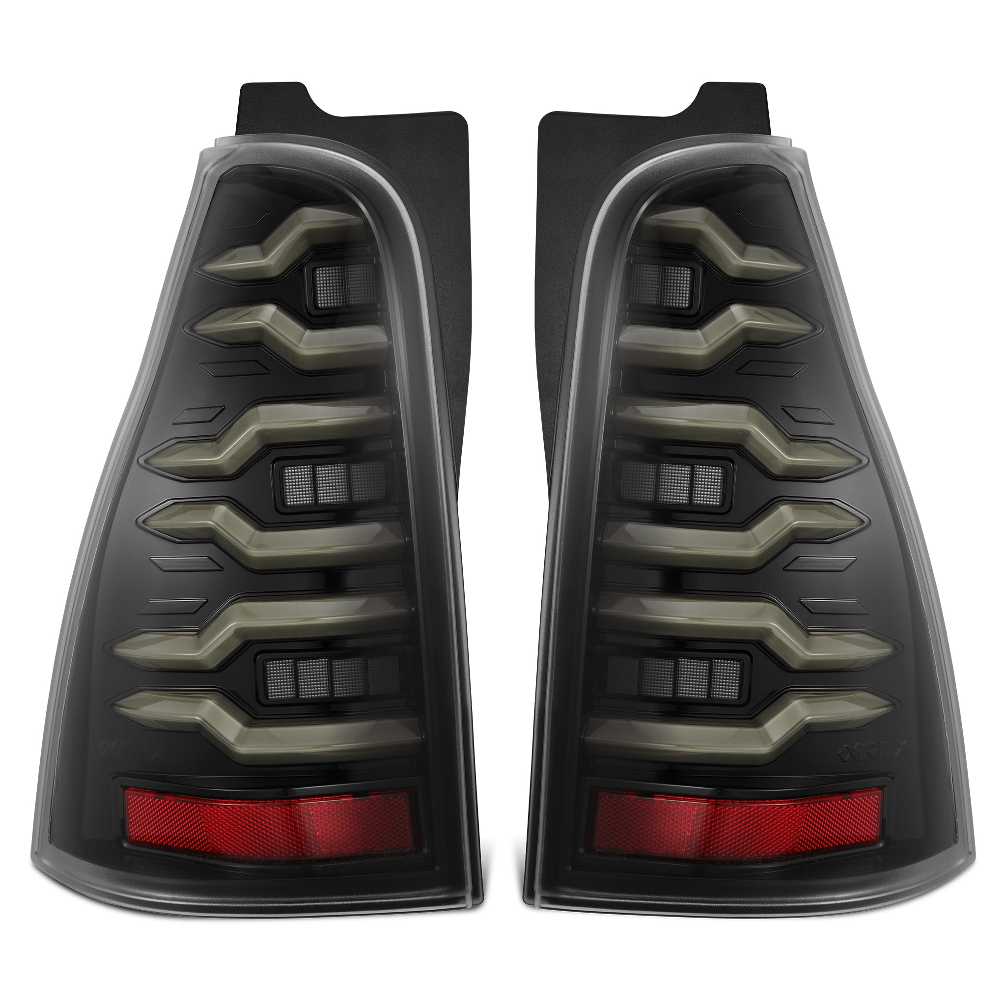 03-09 Toyota 4Runner LUXX-Series LED Tail Lights Alpha-Black - Apollo Off-Road
