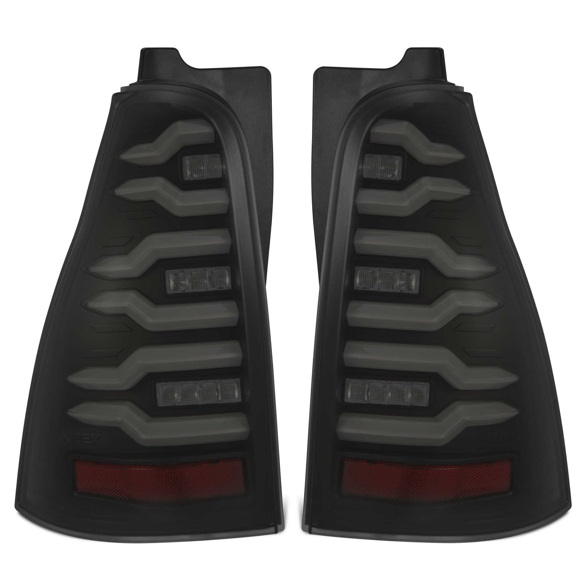 03-09 Toyota 4Runner LUXX-Series LED Tail Lights Black - Apollo Off-Road