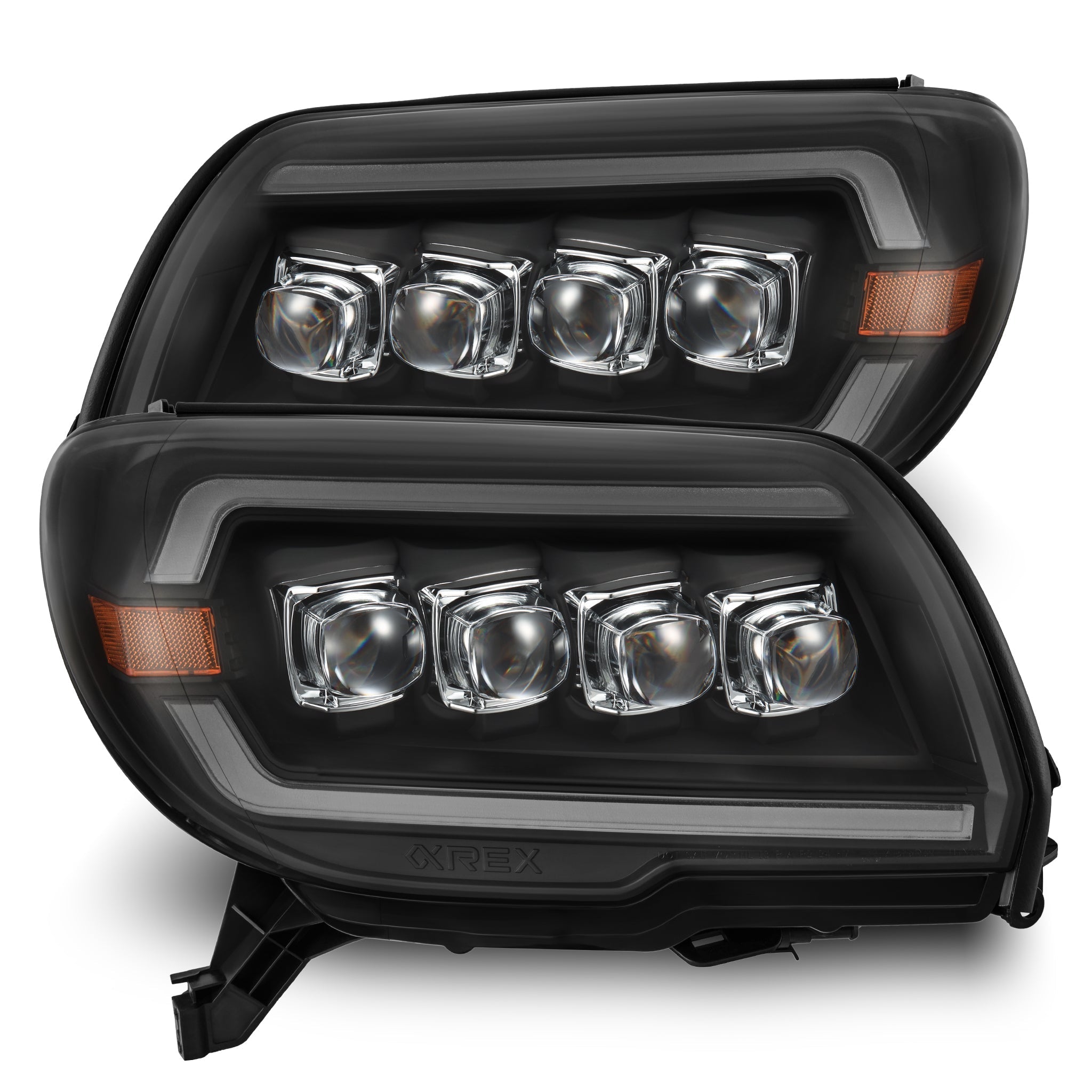 03-09 Toyota 4Runner NOVA-Series LED Projector Headlights Black - Apollo Off-Road