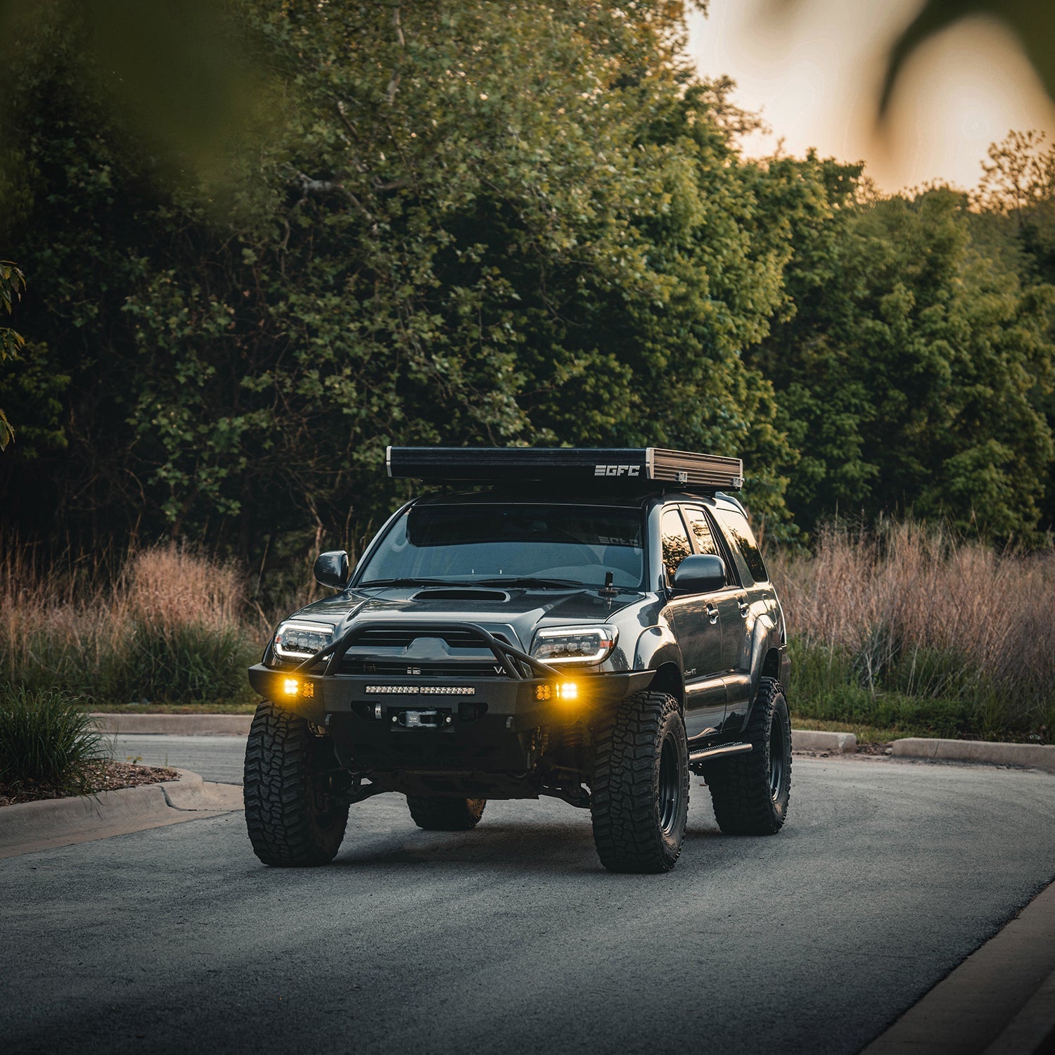 03-09 Toyota 4Runner NOVA-Series LED Projector Headlights Black - Apollo Off-Road