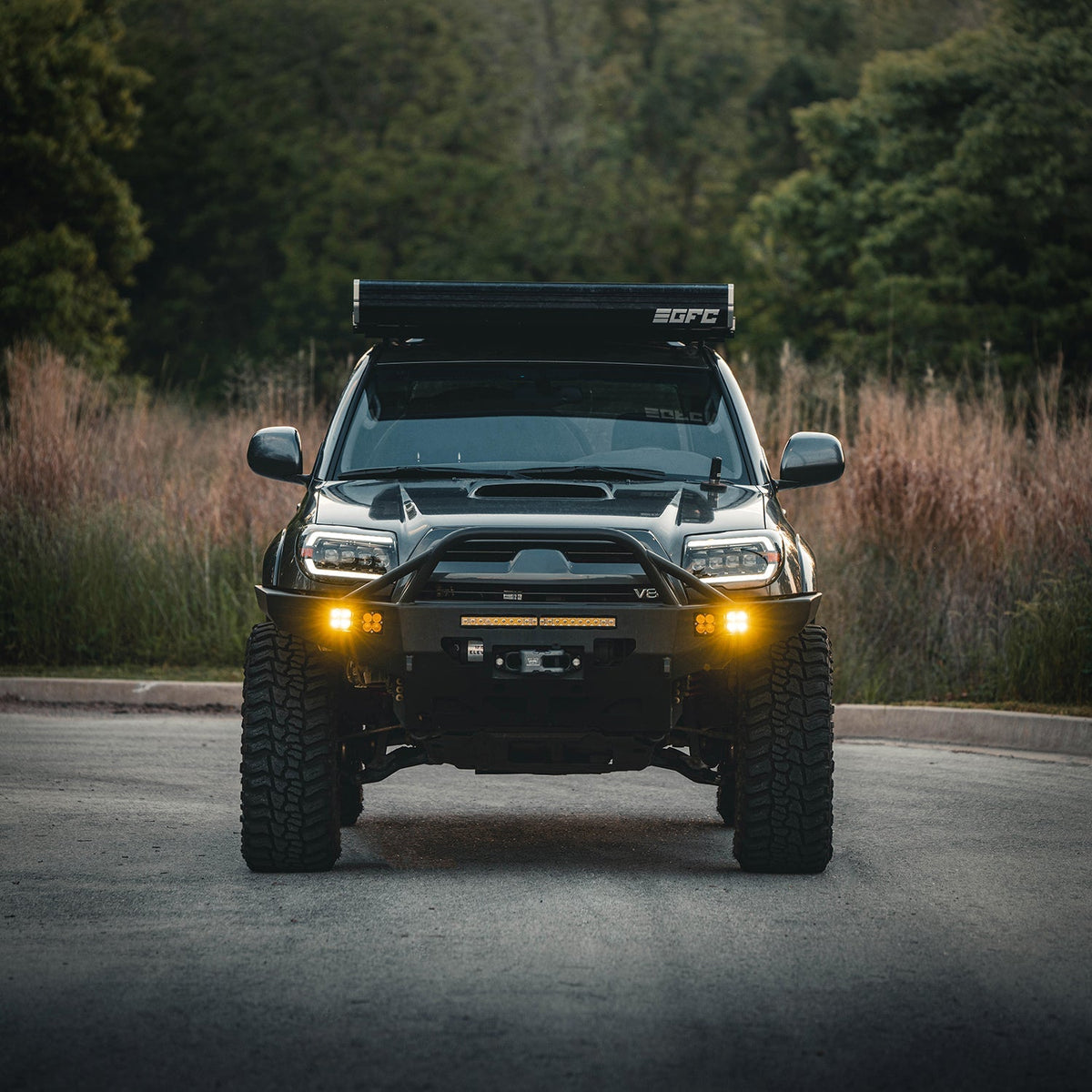 03-09 Toyota 4Runner NOVA-Series LED Projector Headlights Black - Apollo Off-Road