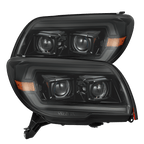 03-09 Toyota 4Runner LUXX-Series LED Projector Headlights Alpha-Black - Apollo Off-Road
