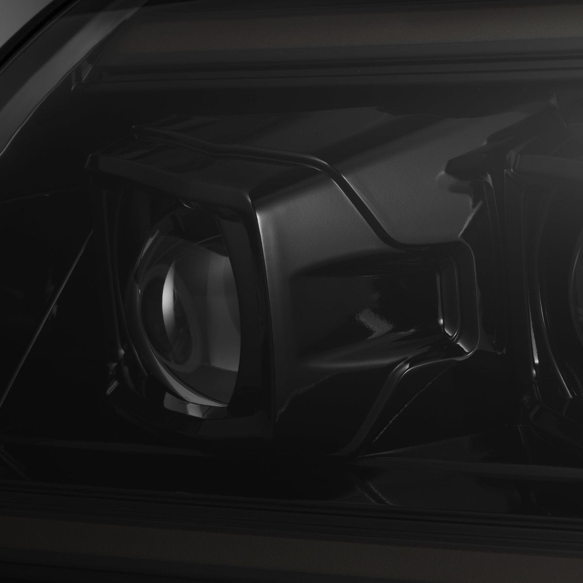 03-09 Toyota 4Runner LUXX-Series LED Projector Headlights Alpha-Black - Apollo Off-Road