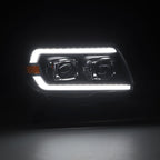 03-09 Toyota 4Runner PRO-Series Halogen Projector Headlights Black - Apollo Off-Road