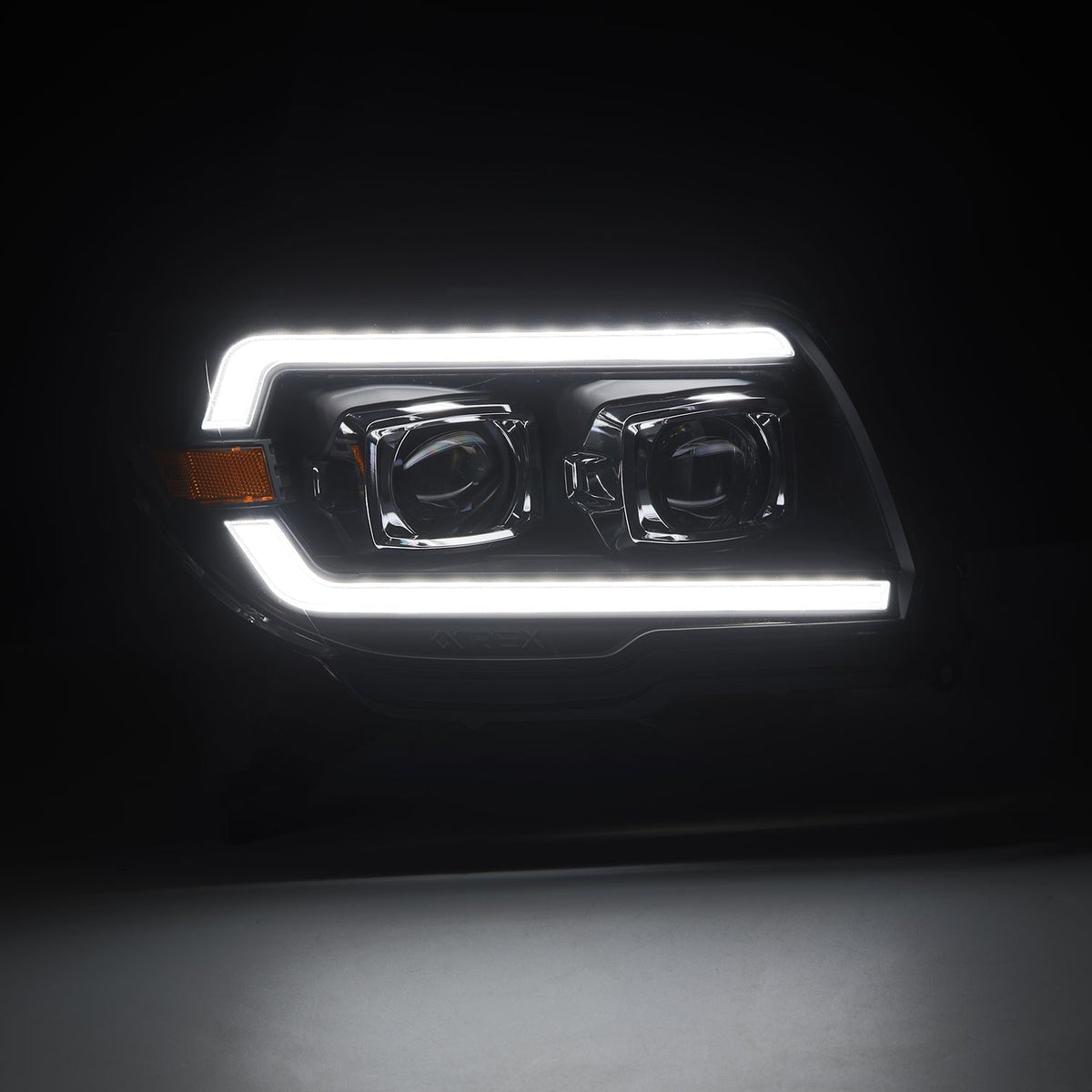 03-09 Toyota 4Runner PRO-Series Halogen Projector Headlights Black - Apollo Off-Road