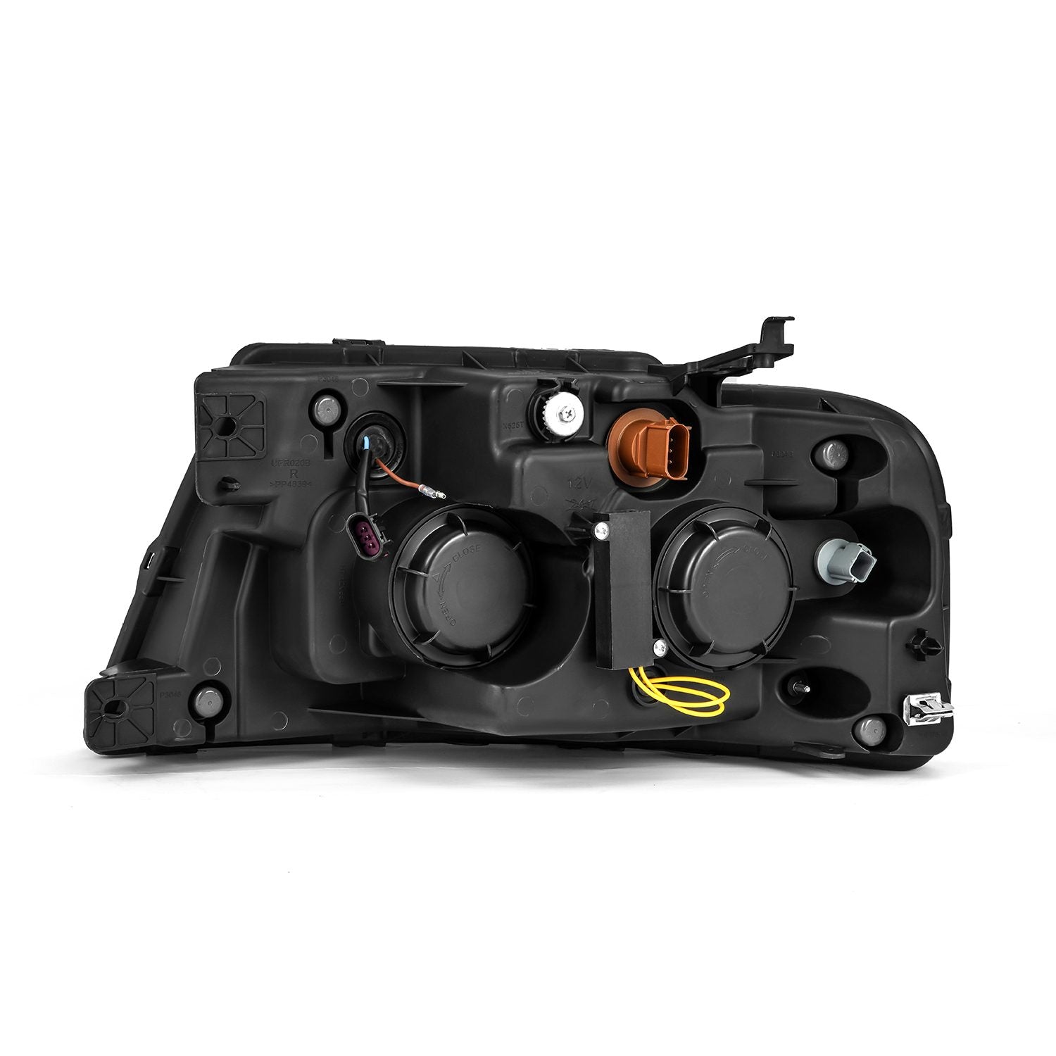 04-08 Ford F150 LUXX-Series Projector Headlights Alpha-Black - Apollo Off-Road