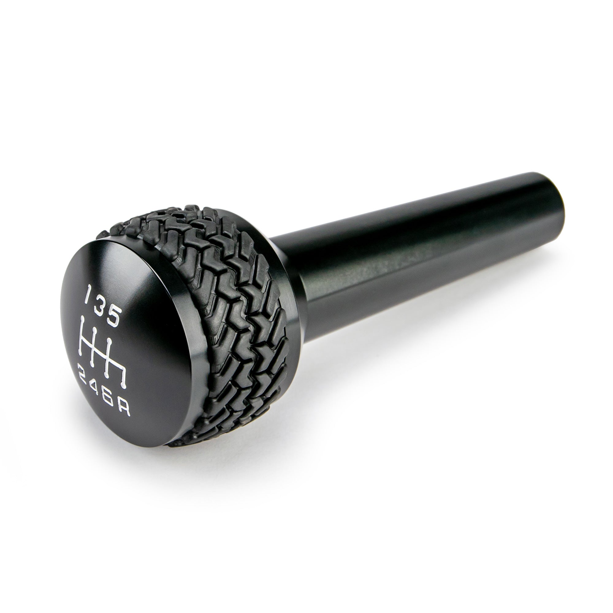 05-06 Jeep TJ/07-10 Jeep JK 6-Speed Shift Knob; Black - Apollo Off-Road