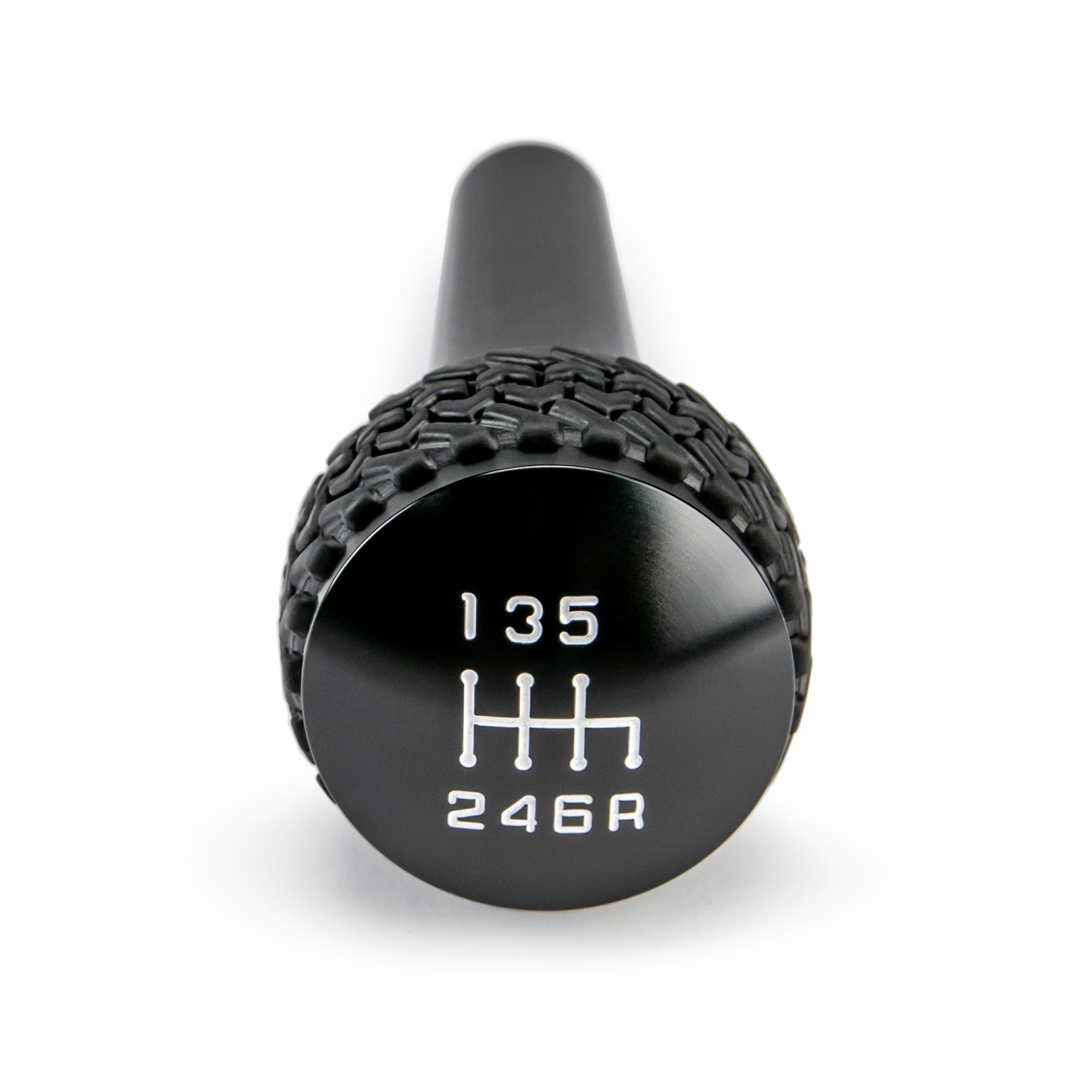 05-06 Jeep TJ/07-10 Jeep JK 6-Speed Shift Knob; Black - Apollo Off-Road