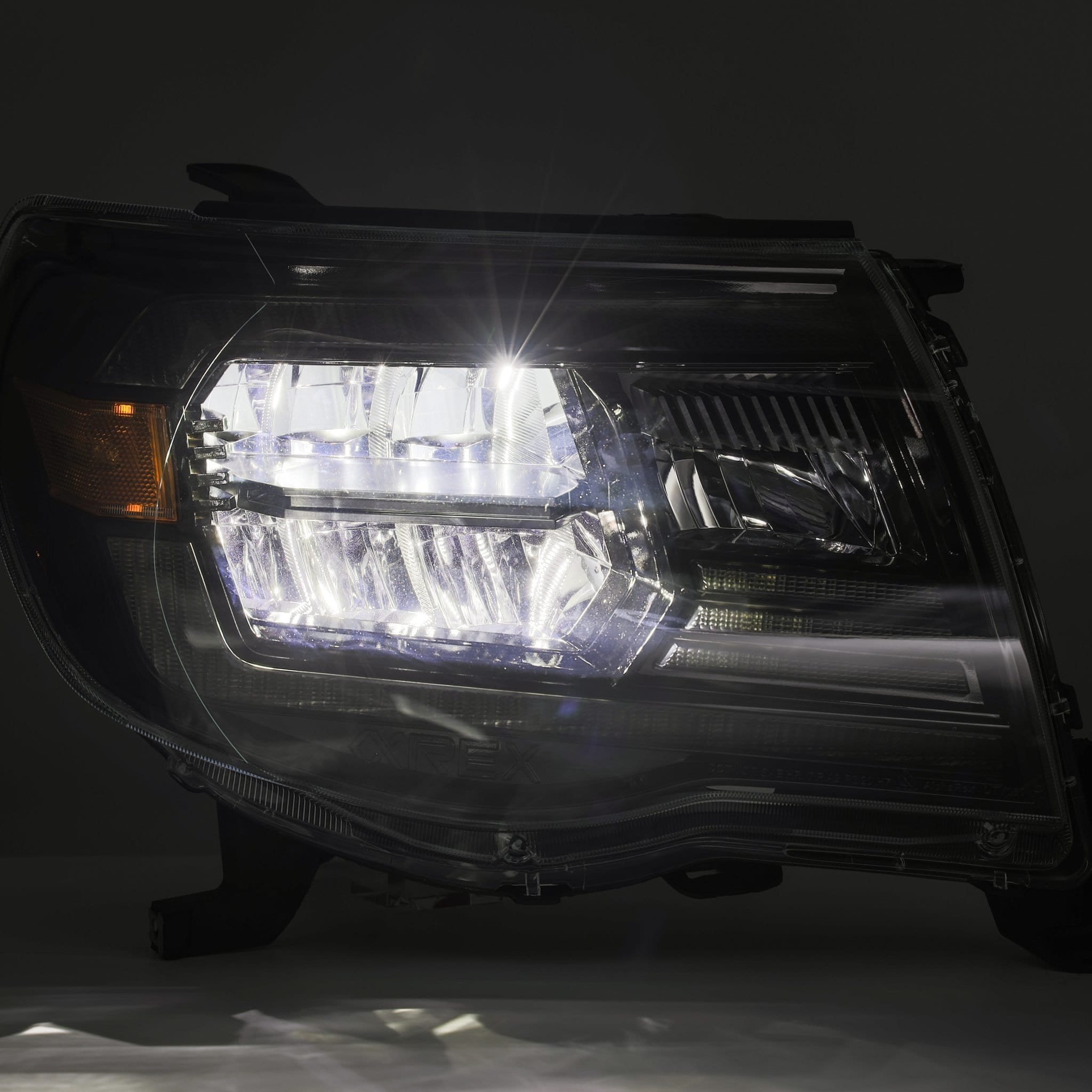 05-11 Toyota Tacoma LUXX-Series Projector Headlights Alpha-Black - Apollo Off-Road