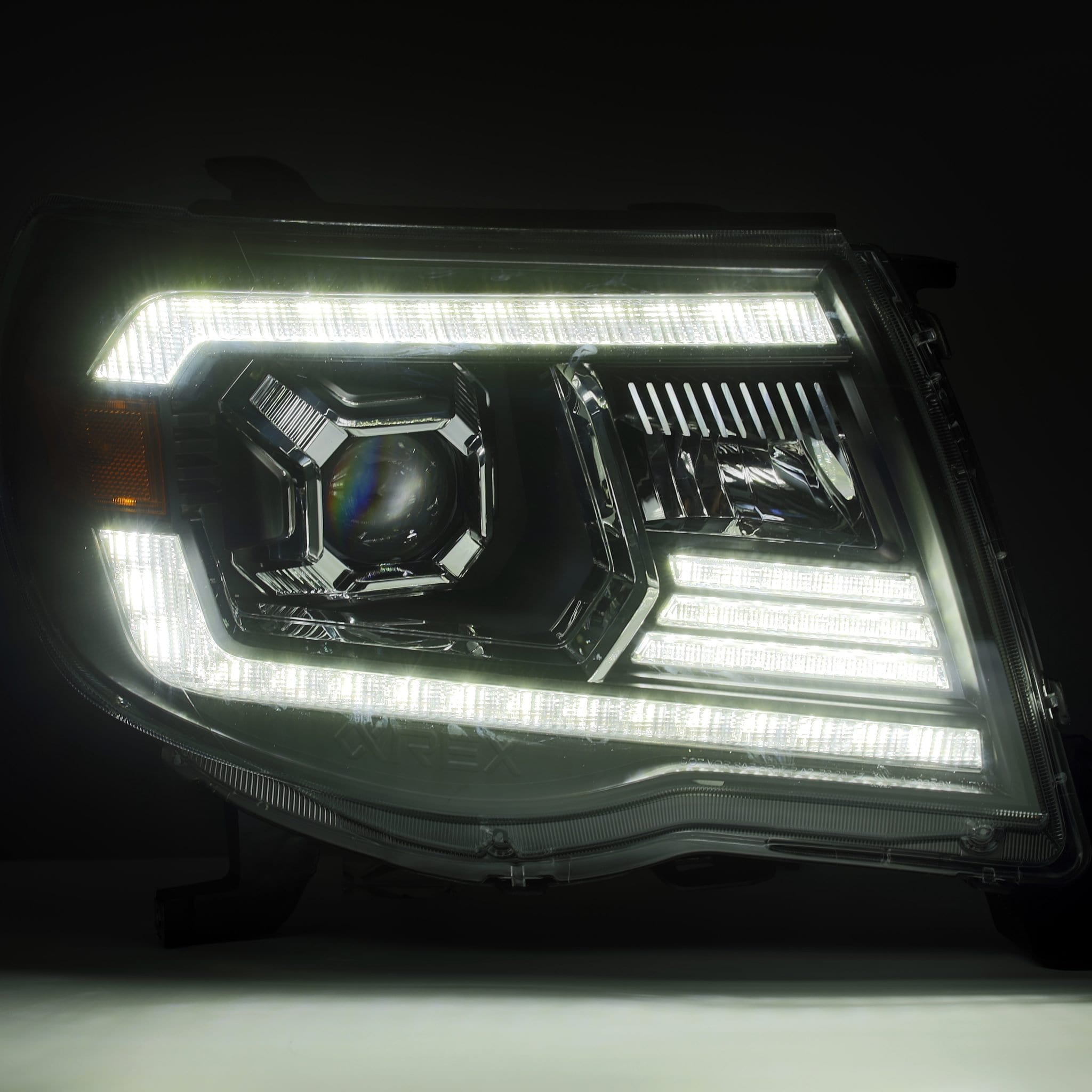 05-11 Toyota Tacoma LUXX-Series Projector Headlights Black - Apollo Off-Road