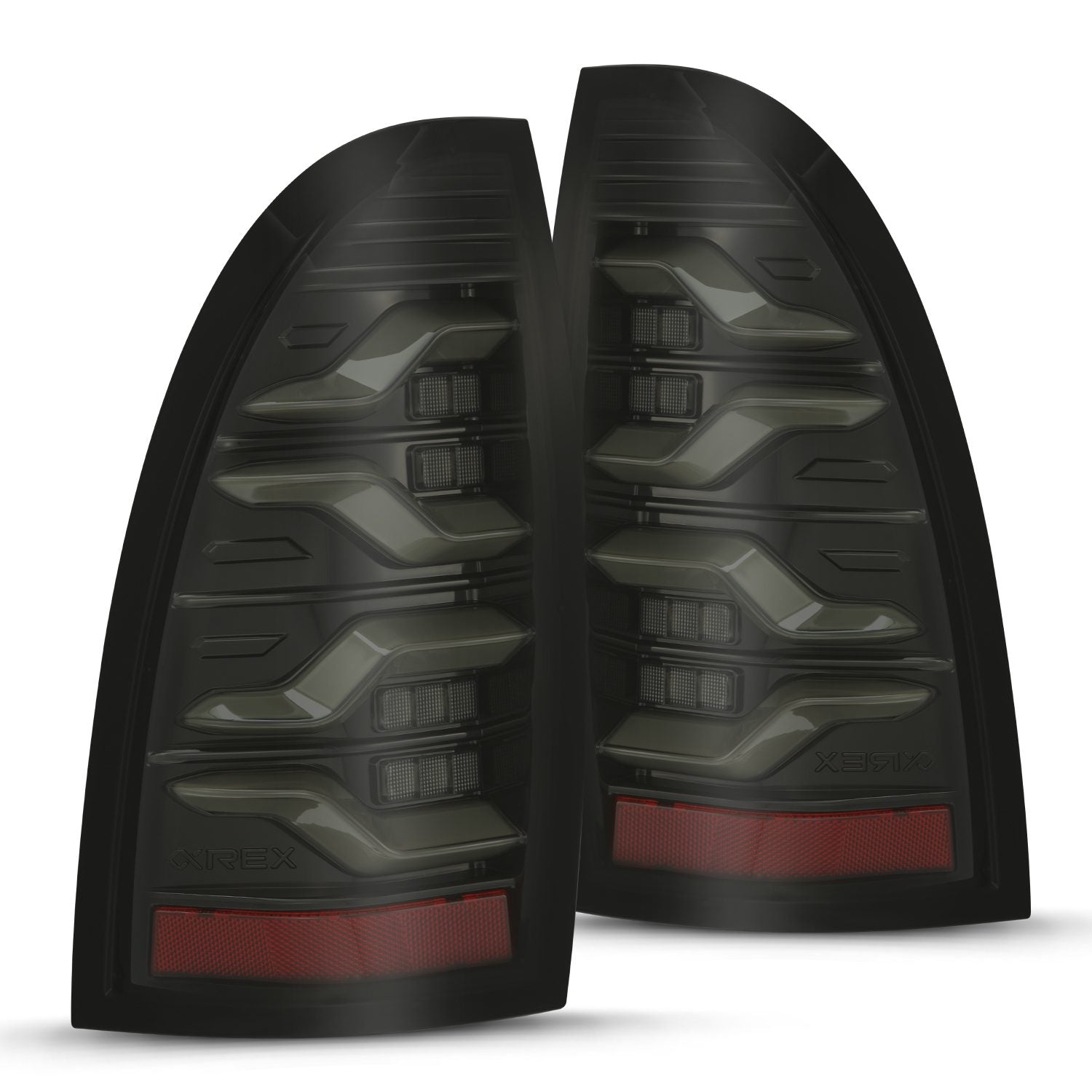 05-15 Toyota Tacoma LUXX-Series LED Taillights Alpha-Black - Apollo Off-Road