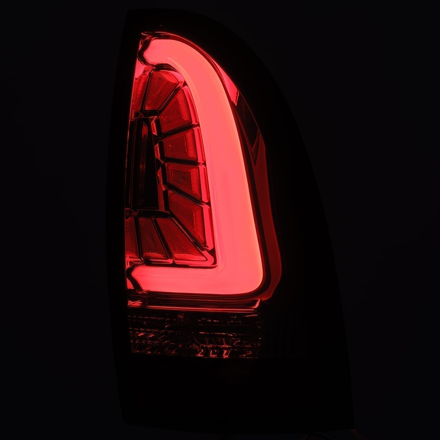 05-15 Toyota Tacoma PRO-Series LED Tail Lights Jet Black - Apollo Off-Road