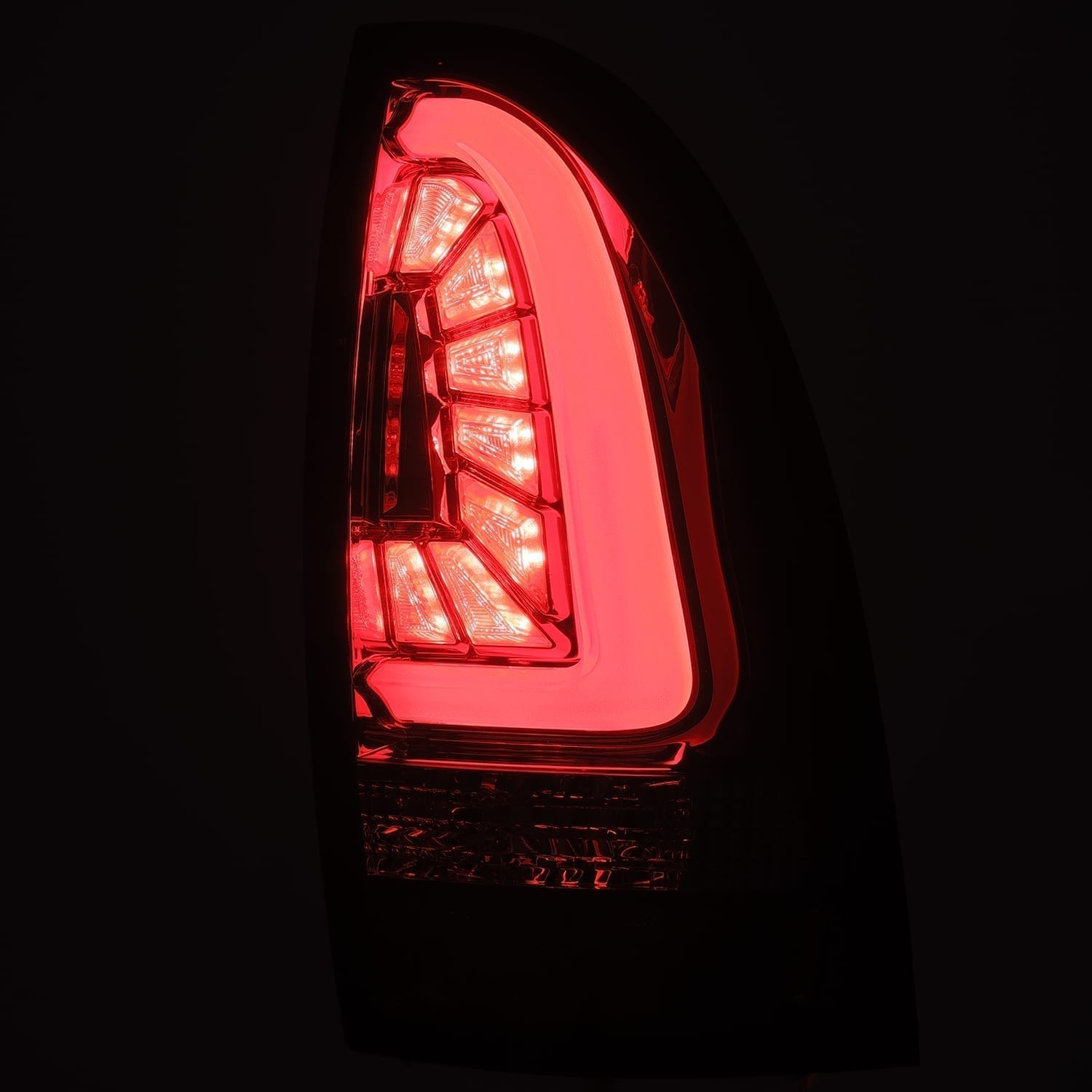 05-15 Toyota Tacoma PRO-Series LED Tail Lights Jet Black - Apollo Off-Road
