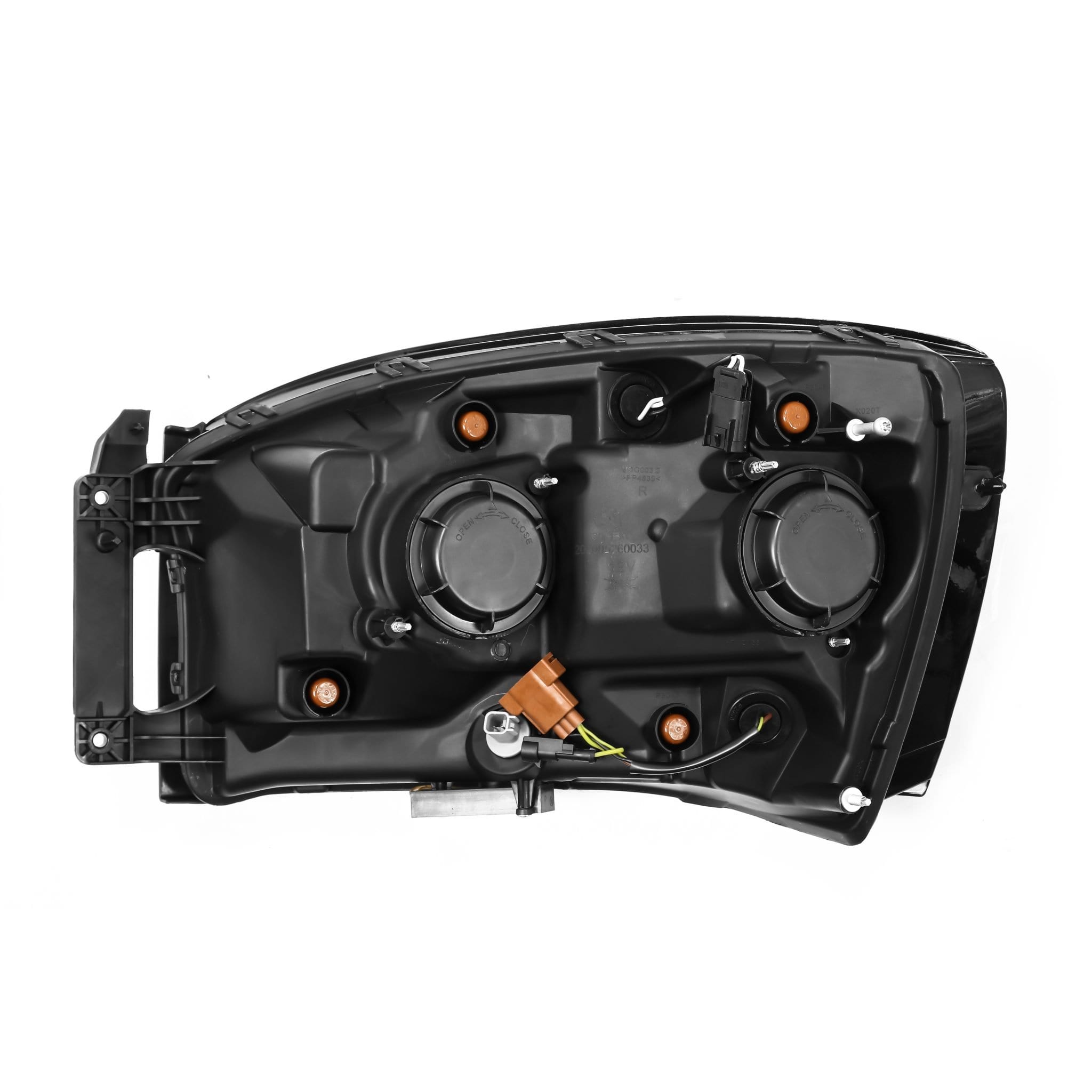 06-08 Dodge Ram NOVA-Series LED Projector Headlights in Alpha-Black - Apollo Off-Road