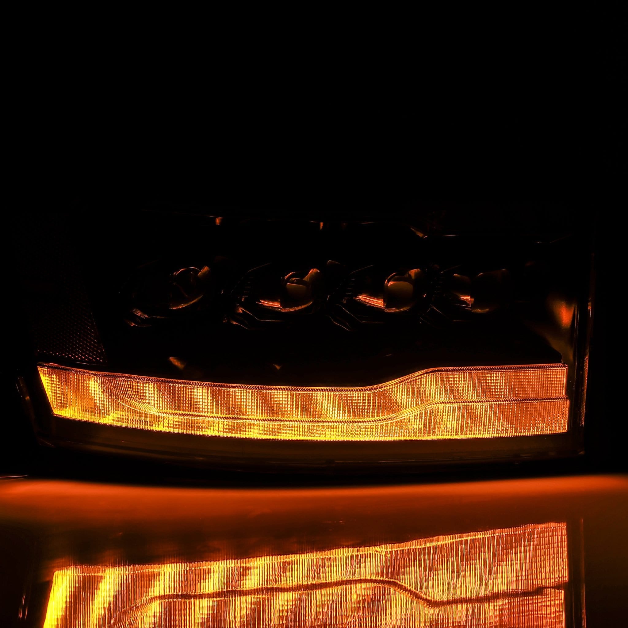 06-08 Dodge Ram NOVA-Series LED Projector Headlights in Alpha-Black - Apollo Off-Road