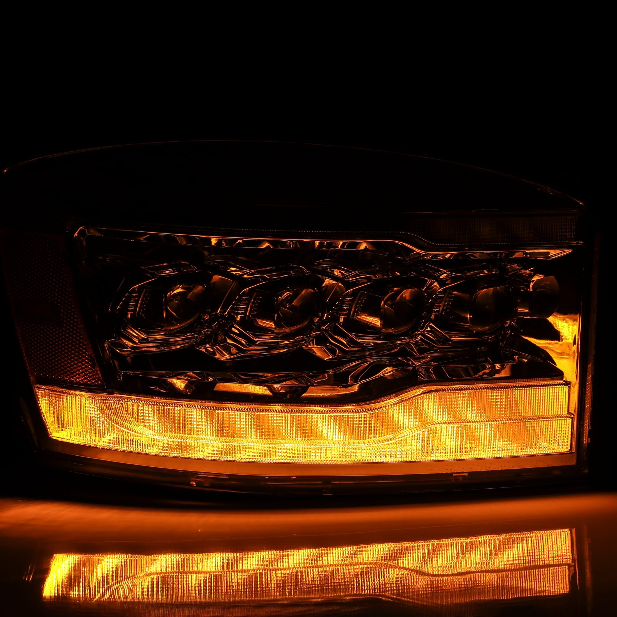 06-08 Dodge Ram NOVA-Series LED Projector Headlights in Chrome - Apollo Off-Road