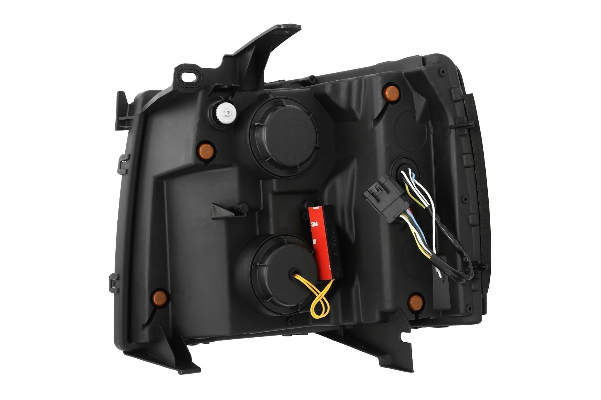 07-13 Chevrolet Silverado NOVA-Series LED Projector Headlights Plank Style Design Black - Apollo Off-Road
