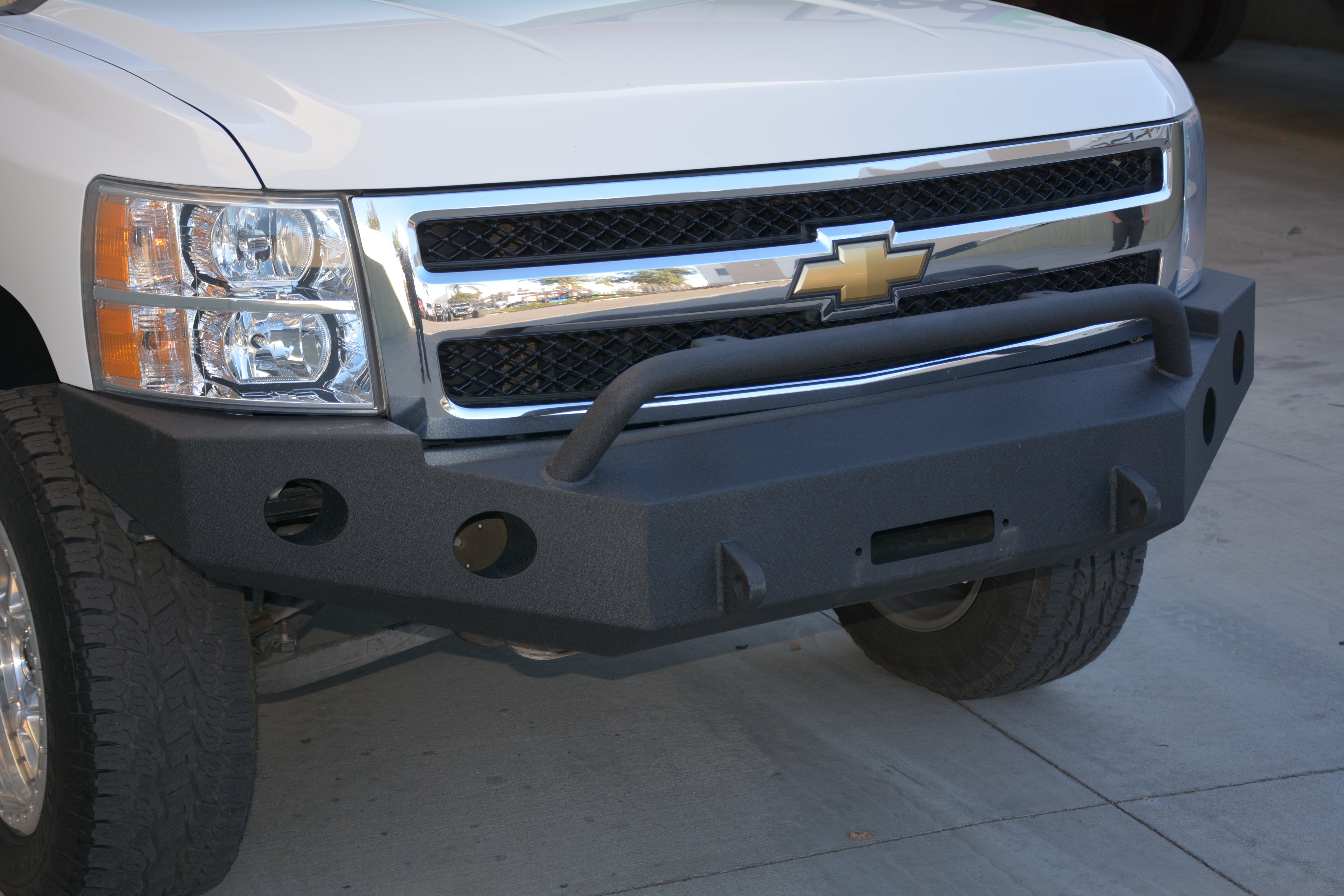 07-13 Chevy Silverado 1500 Truck Front Full Size Bumper - Apollo Off-Road