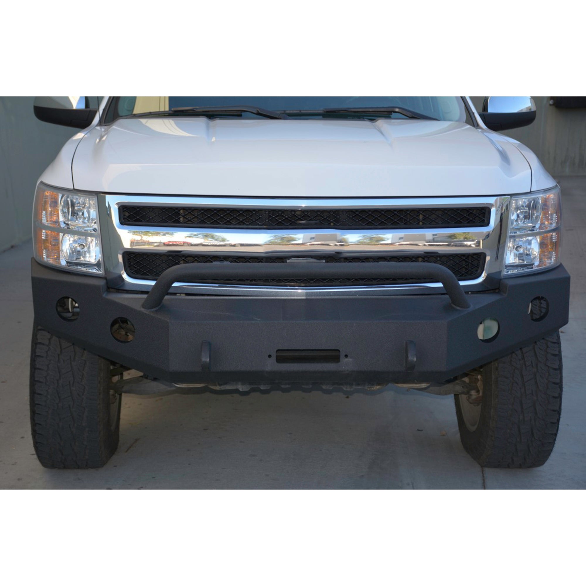 07-13 Chevy Silverado 1500 Truck Front Full Size Bumper - Apollo Off-Road