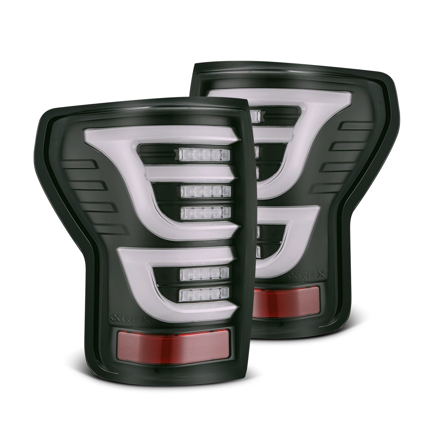 07-13 Toyota Tundra LUXX-Series LED Taillights Black - Apollo Off-Road