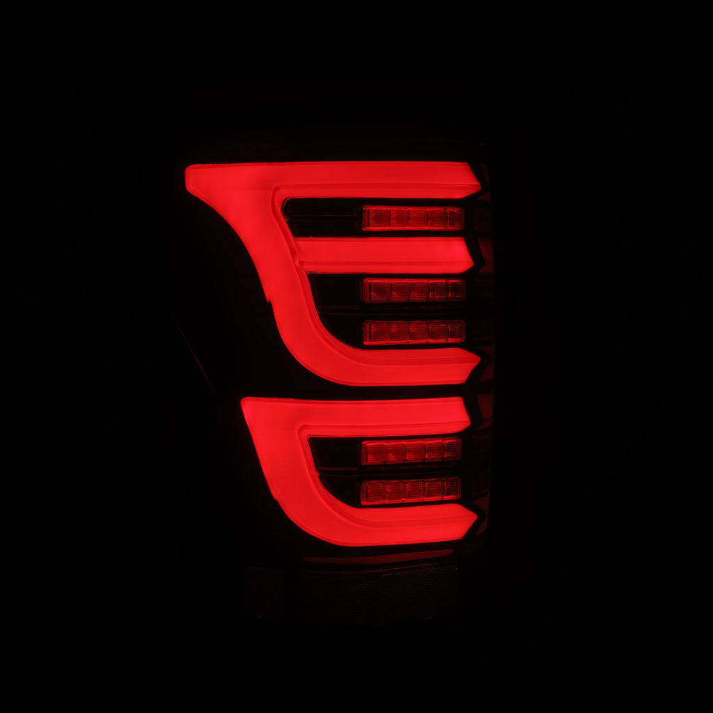 07-13 Toyota Tundra LUXX-Series LED Taillights Black Red - Apollo Off-Road