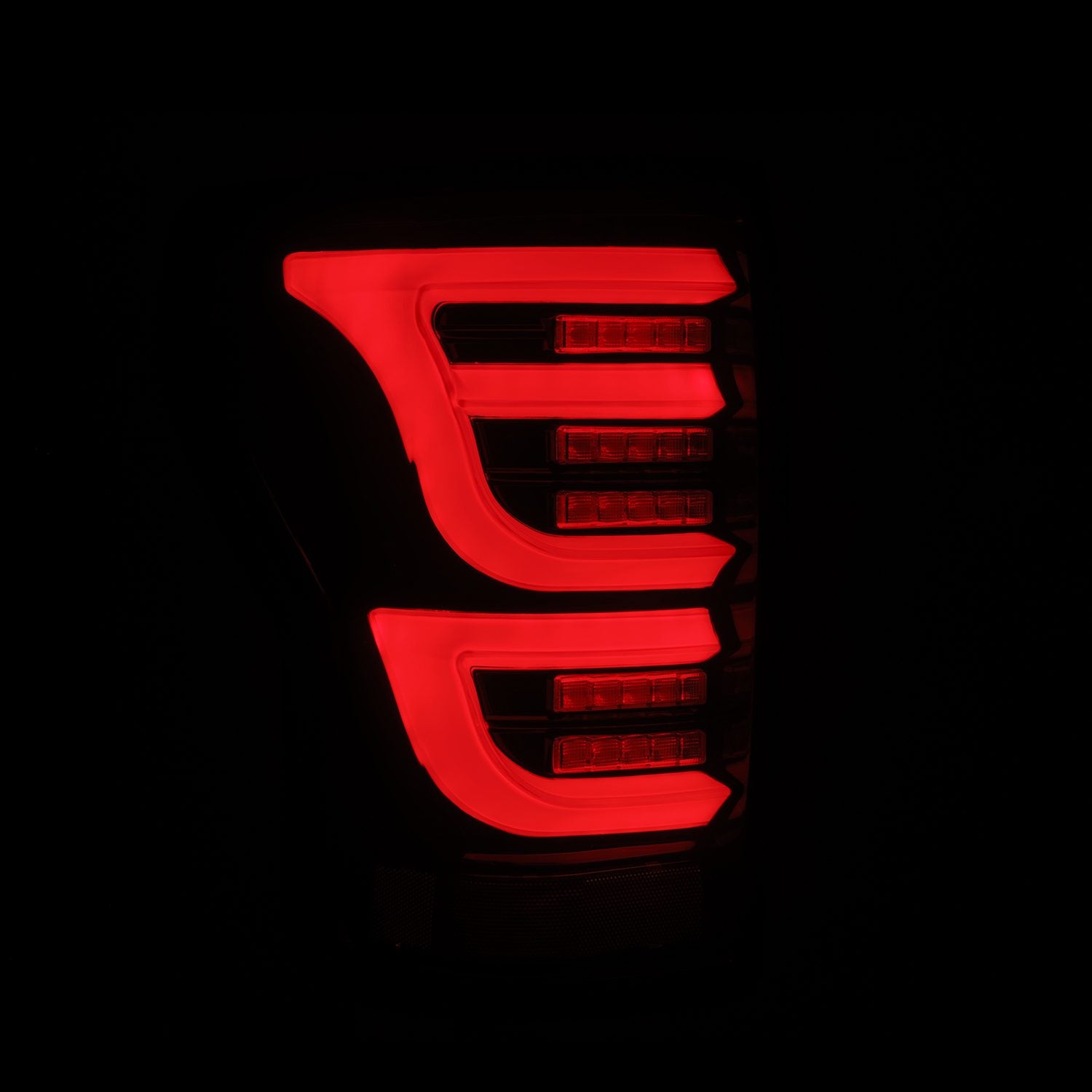 07-13 Toyota Tundra LUXX-Series LED Taillights Black Red - Apollo Off-Road