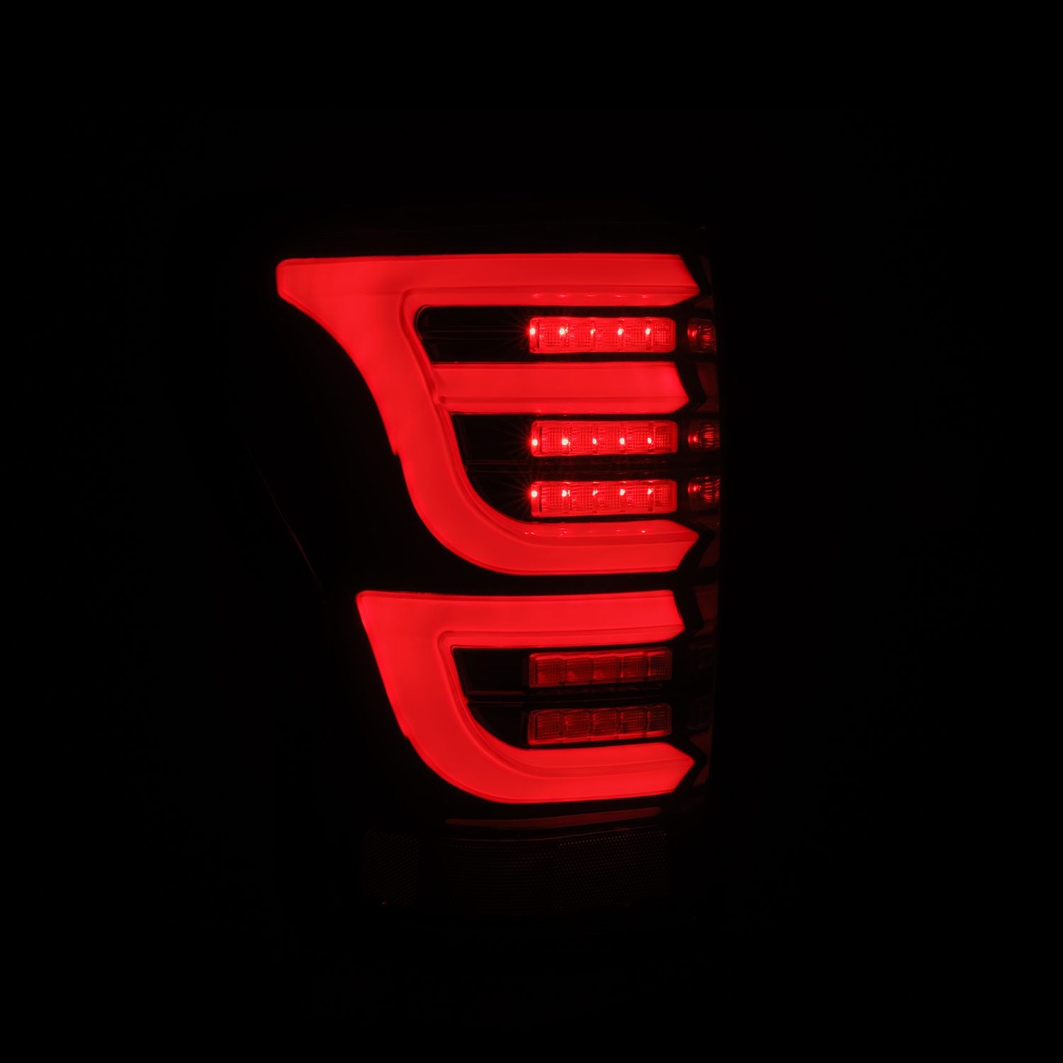 07-13 Toyota Tundra LUXX-Series LED Taillights Black Red - Apollo Off-Road