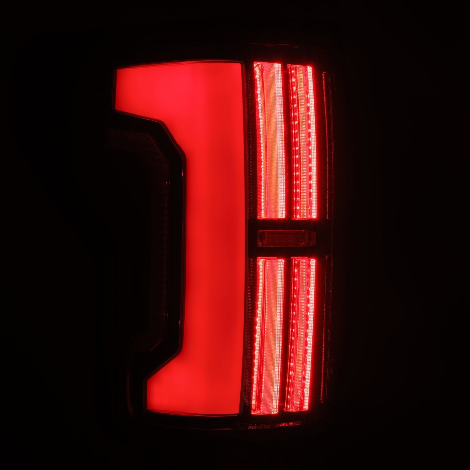 07-13 Toyota Tundra NOVA-Series Prismatic LED Tail Lights Black - Apollo Off-Road