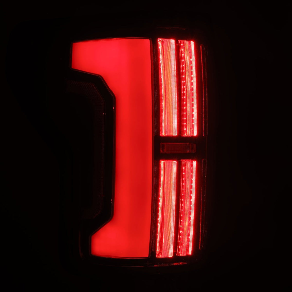 07-13 Toyota Tundra NOVA-Series Prismatic LED Tail Lights Black - Apollo Off-Road