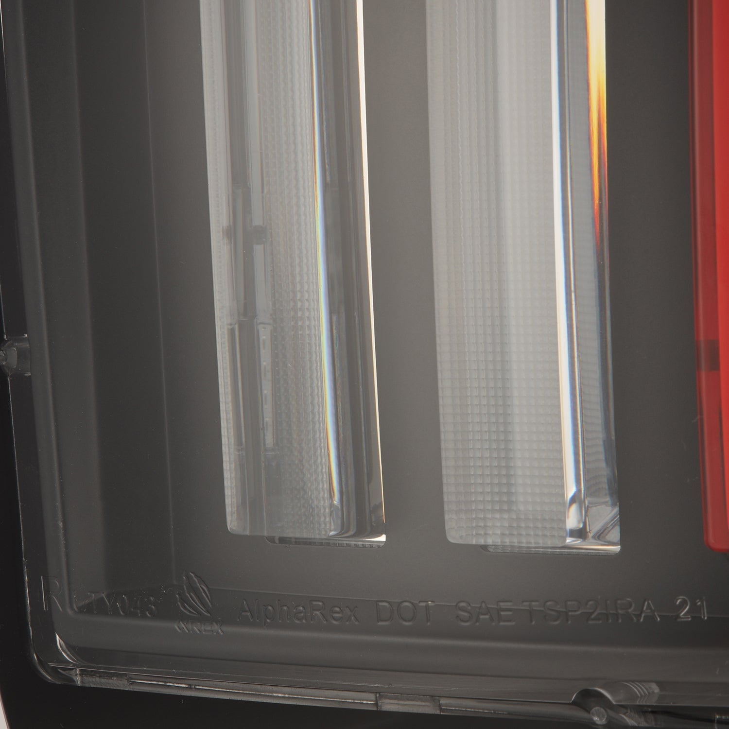 07-13 Toyota Tundra NOVA-Series Prismatic LED Tail Lights Black-Red - Apollo Off-Road