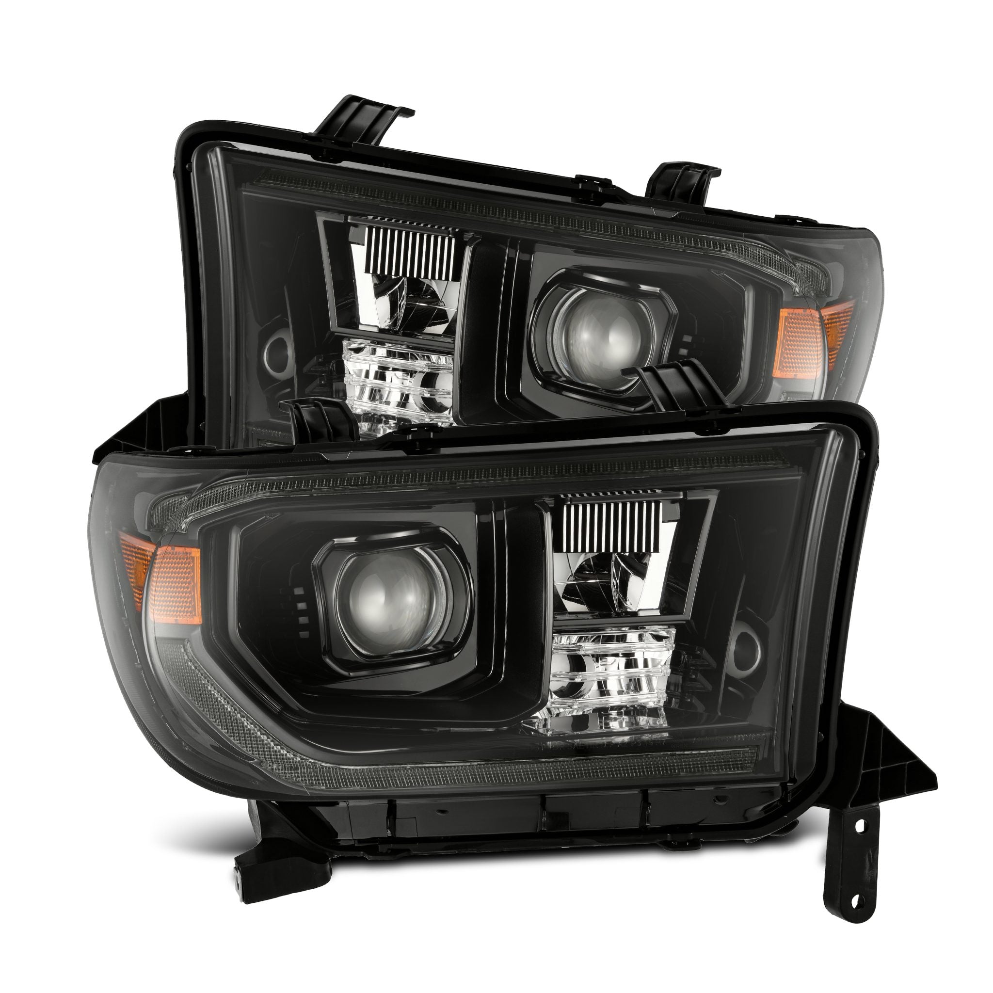 07-13 Toyota Tundra/08-17 Toyota Sequoia LUXX-Series Projector Headlights Alpha-Black - Apollo Off-Road