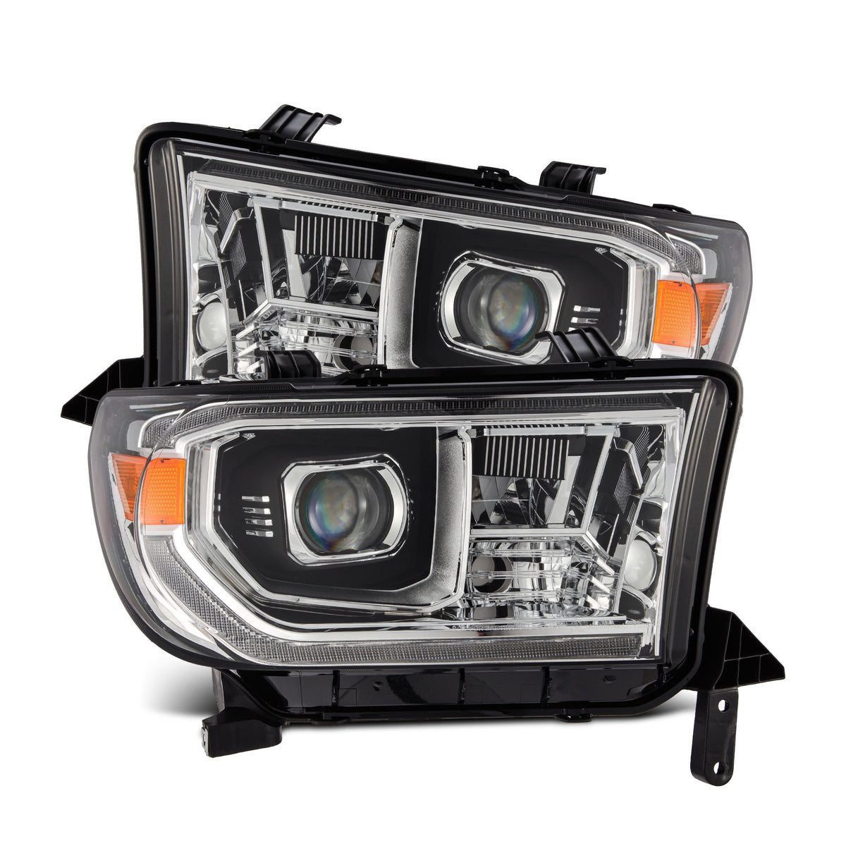 07-13 Toyota Tundra/08-17 Toyota Sequoia LUXX-Series Projector Headlights Chrome - Apollo Off-Road