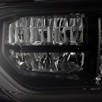 07-13 Toyota Tundra/08-17 Toyota Sequoia MK II LUXX-Series LED Crystal Headlights Alpha-Black (Without Level Adjuster) - Apollo Off-Road